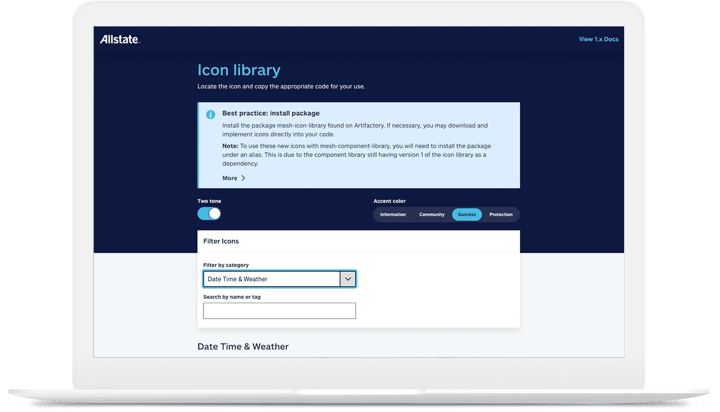 Allstate Design - Icon Library Site