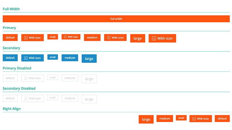 Paylocity Design System Button Components
