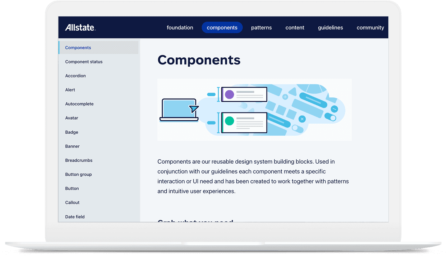 Allstate Design - Design Site Components